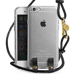 Carry Case Transparent leather black/gold